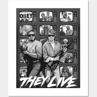 THEY LIVE - john carpenter Posters and Art